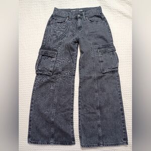 Old Navy Baggy Wide Leg Dark Gray